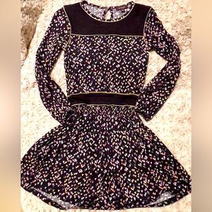 Girls Imoga Designer Long Sleeve Heart Dress